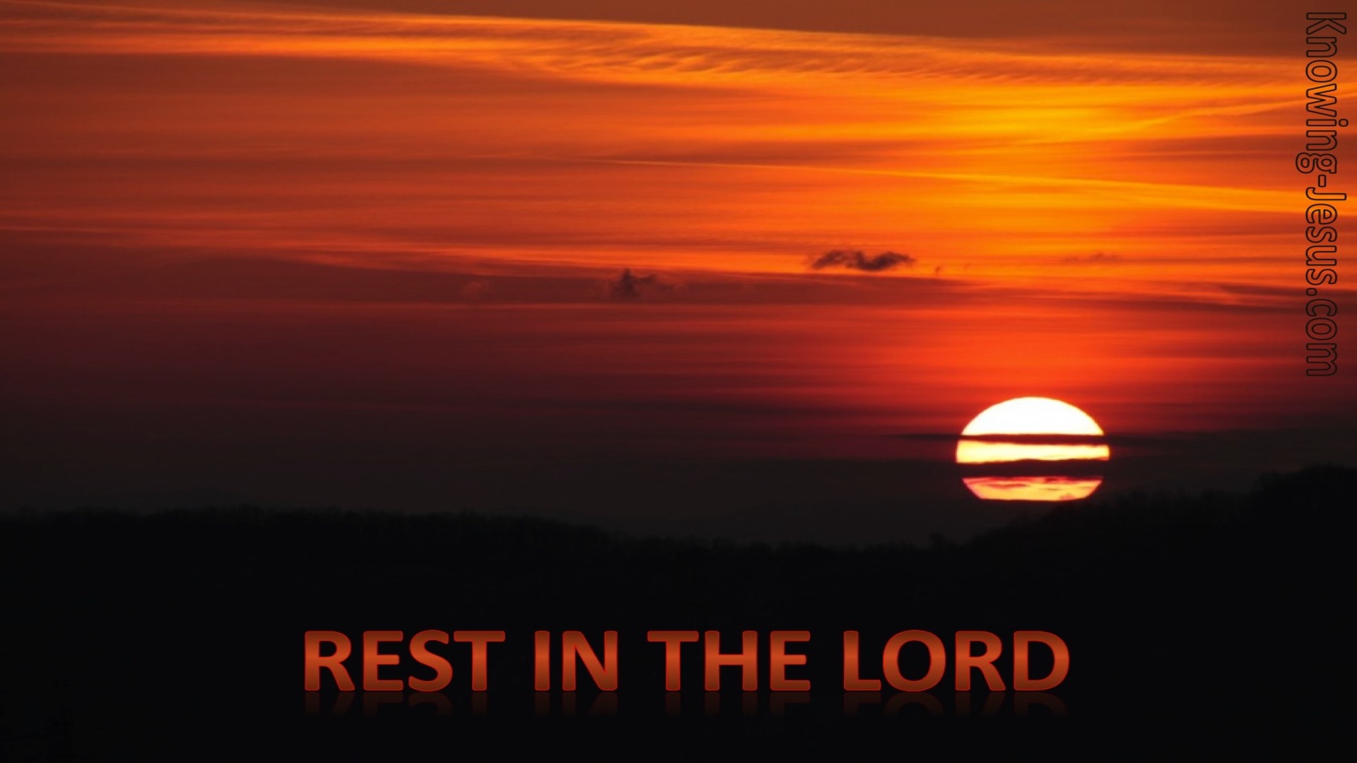 Psalm 37:7 Rest In The Lord (devotional)01:26 (orange)